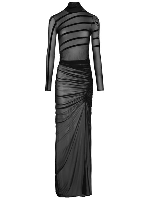 Draped mesh dress JEAN PAUL GAULTIER | 2430FRO234IT0040000